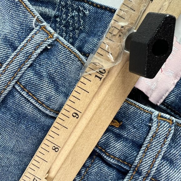 Revice Jean Women 24x32* Venus Flare Star High Rise Blue Front Seam Denim Tag 27 - Picture 15 of 16